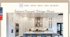 Desktop Screenshot of interiorconceptsdesignhouse.net