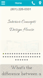 Mobile Screenshot of interiorconceptsdesignhouse.net